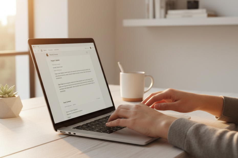 Writing marketing emails faster using AI